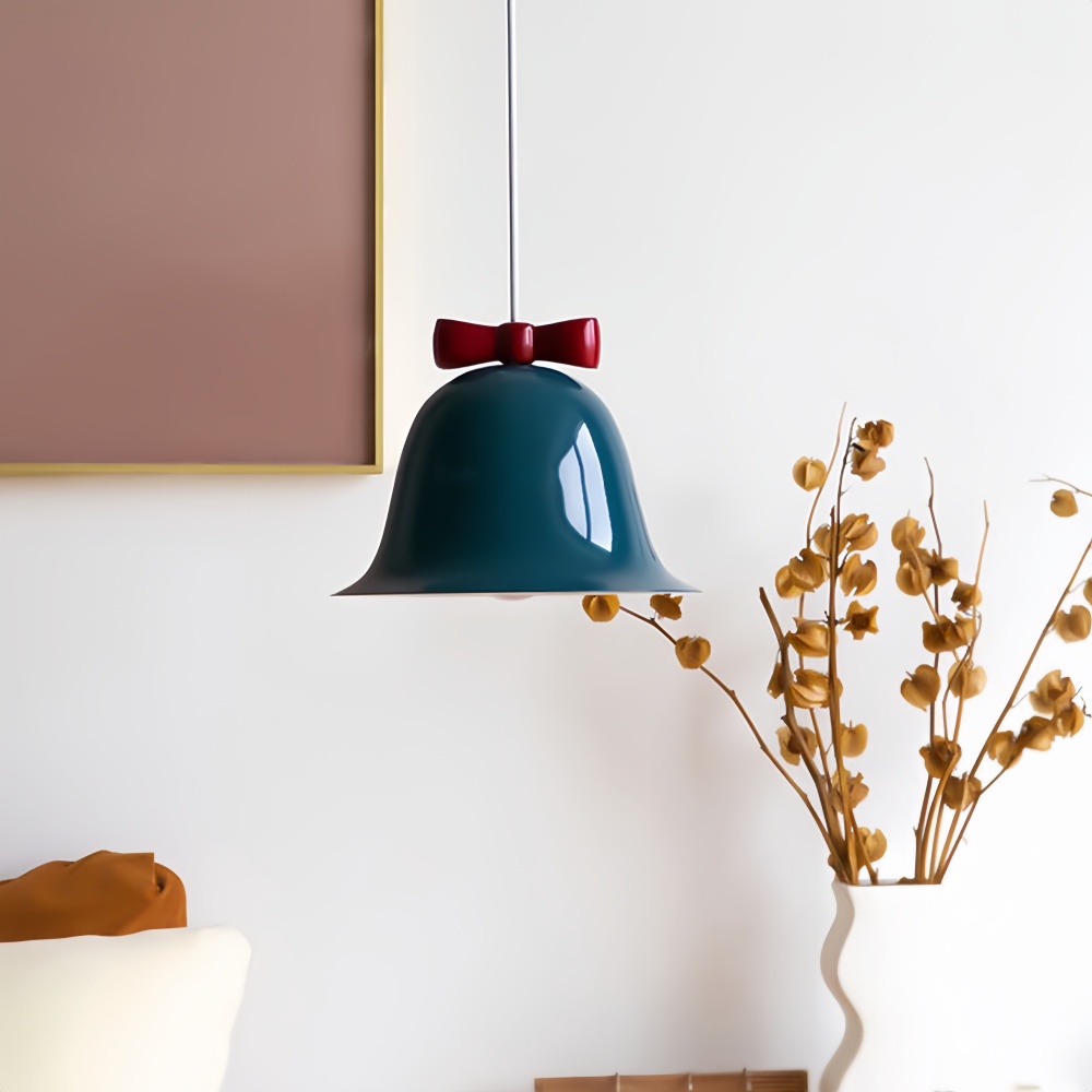 Nordic Creative Restaurant Bell Light Modern Simple Bow Pendant Light